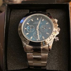 New!!Luxury Mens Brand Quartz Watch High Quality Stainless Steel Wristwatch